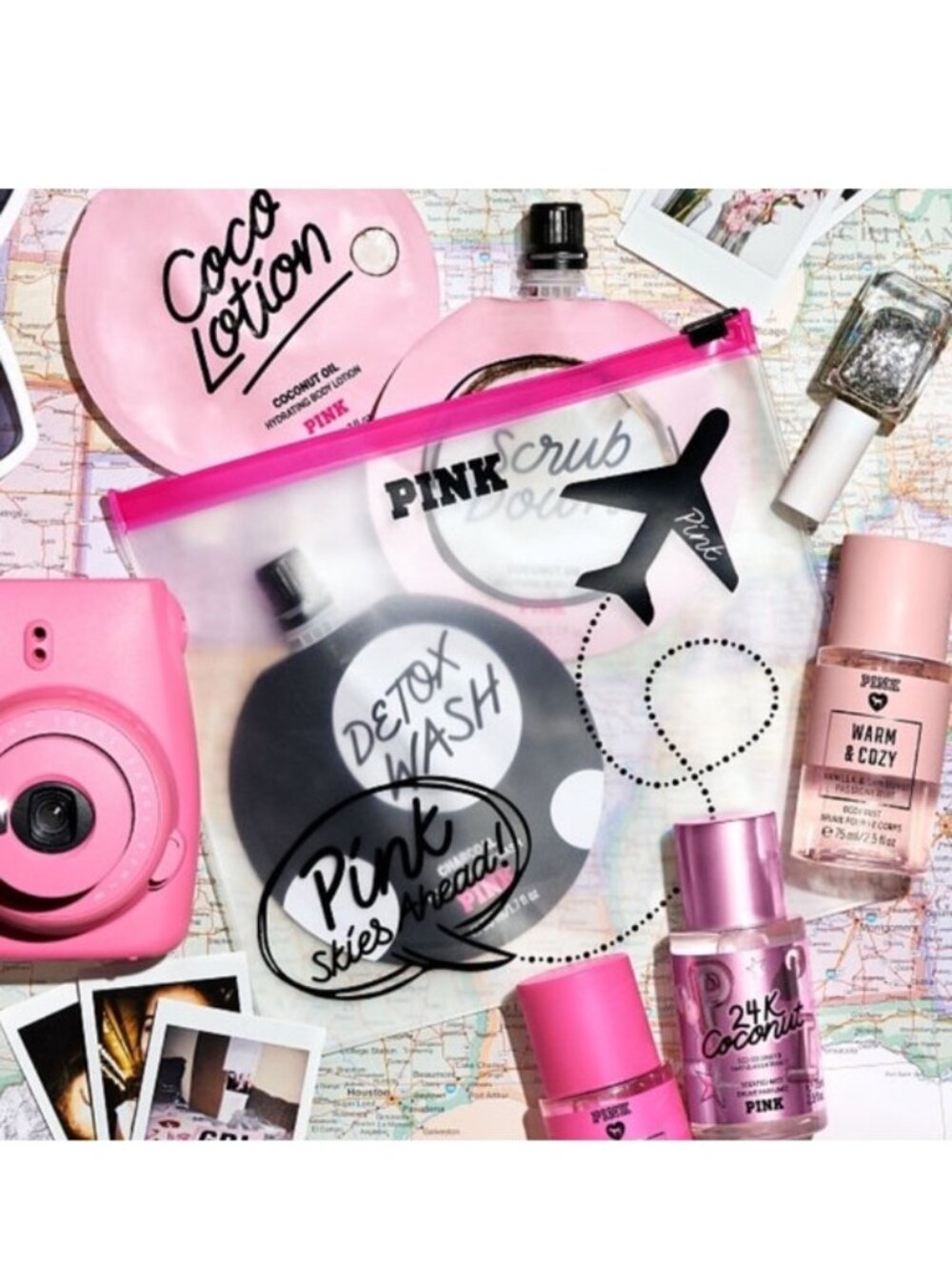 Victoria's Secret PINK | "Skies Ahead" Travel Bag | TSA Friendly